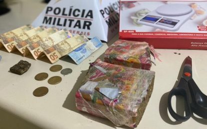 Homem é preso por tráfico de drogas na localidade de Torres de São Sebastião