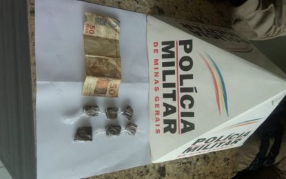 Menor é apreendido por tráfico de drogas no Bairro Boa Vista, em Barbacena