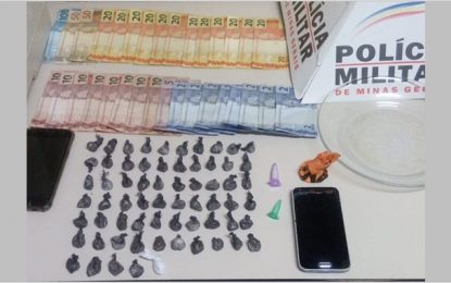 Homens são detidos e drogas apreendidas, em Barbacena