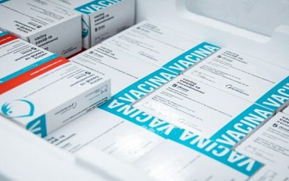 Ministério da Saúde entrega 6,4 milhões de doses das vacinas contra Covid-19