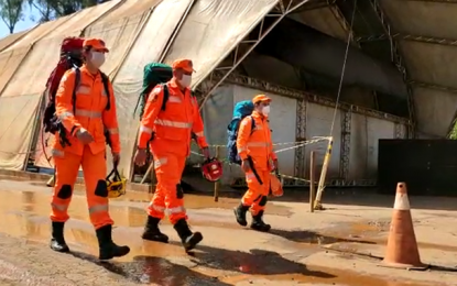 Corpo de Bombeiros retoma buscas por desaparecidos em Brumadinho