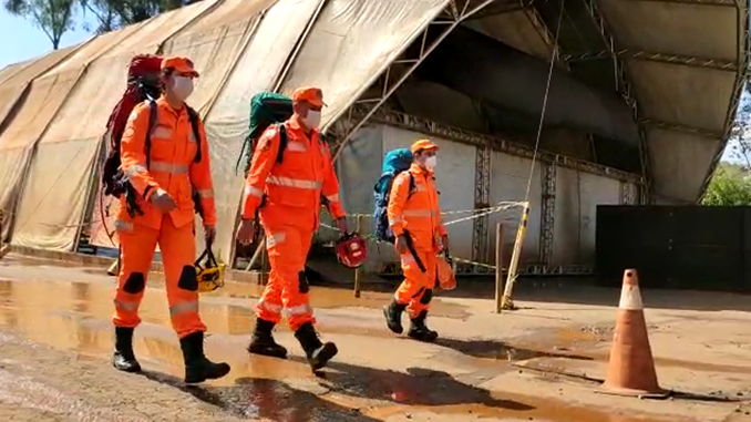Corpo de Bombeiros retoma buscas por desaparecidos em Brumadinho