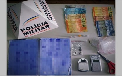 Homem é preso e menor apreendido por tráfico de drogas, em Cipotânea