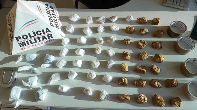 Menor é apreendido por tráfico de drogas no bairro Grogotó, em Barbacena