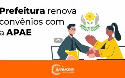 Prefeitura renova convênios com a APAE