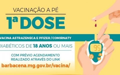 Diabéticos a partir de 18 anos podem se vacinar a partir de amanhã