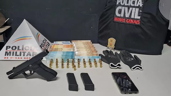 Homem é preso após trocar tiros com a Polícia Militar, em João Pinheiro