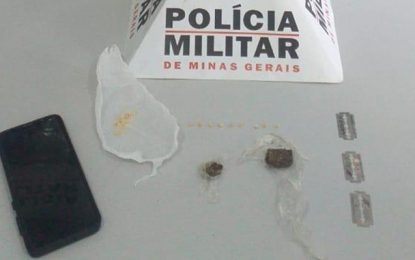 Homem é preso por tráfico de drogas, em Santos Dumont