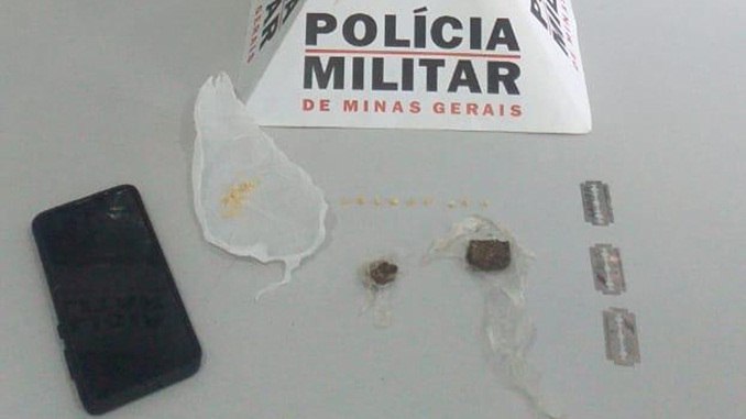 Homem é preso por tráfico de drogas, em Santos Dumont