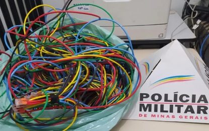 Homem é preso furtando fiação elétrica após sair da cadeia há 11 dias