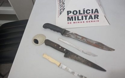 “Operação Narco Brasil” Polícia Militar de Meio Ambiente prende foragido da justiça portando 4 facas