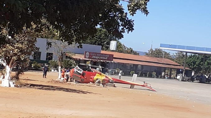 Acidente com aeronave do corpo de bombeiros pertencente ao Batalhão de Operações Aéreas