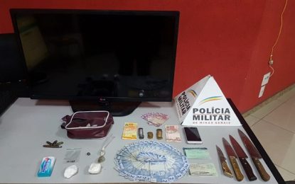 Homem é preso por tráfico de drogas, em Barbacena