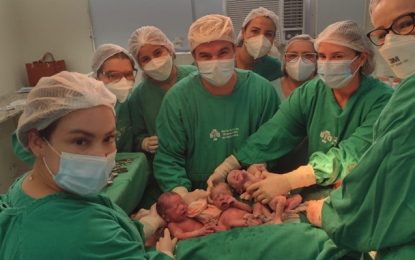 Trigêmeos nascem na Santa Casa de Misericórdia de Barbacena