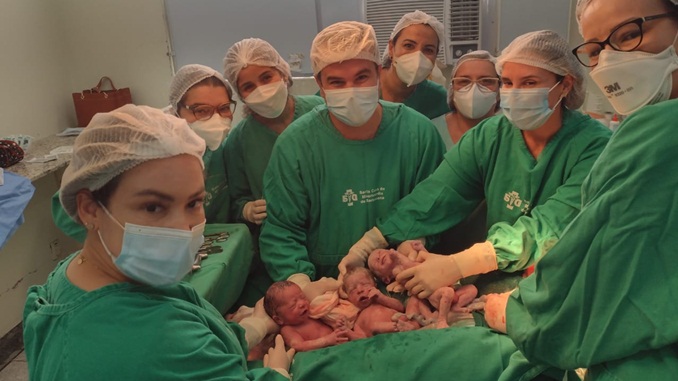 Trigêmeos nascem na Santa Casa de Misericórdia de Barbacena