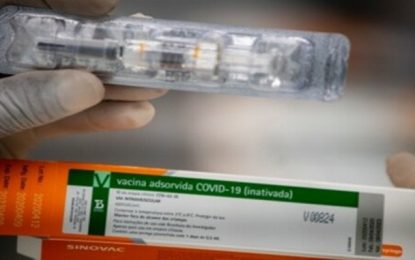 Ministério da Saúde recebe novo lote com 1 milhão de doses da Coronavac