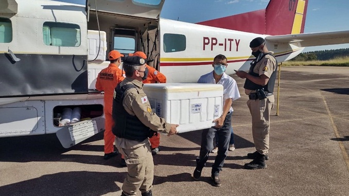 Sul de Minas recebe mais de 74 mil doses de vacinas contra a Covid-19 nesta sexta-feira (11)