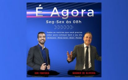 É Agora: Novo programa de notícias de Barbacena e região estreia na próxima segunda-feira