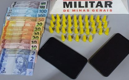 Homem de 35 anos é preso e menores apreendidos, em Barbacena