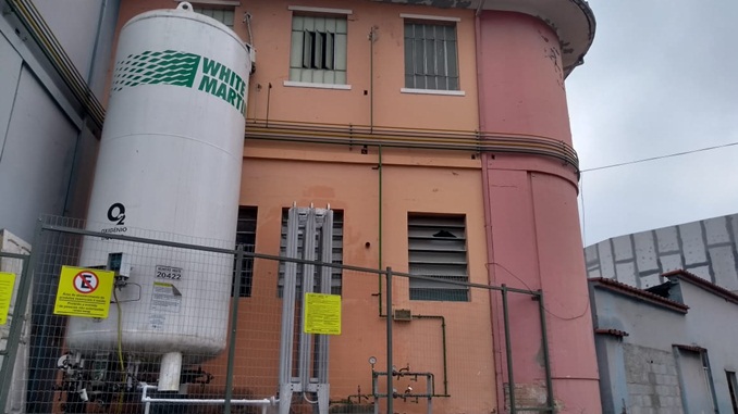 Vazamento de oxigênio no Hospital Policlínica Barbacena