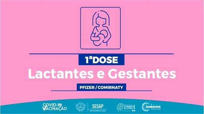 Lactantes e Gestantes se imunizam nesta segunda-feira em UBSs