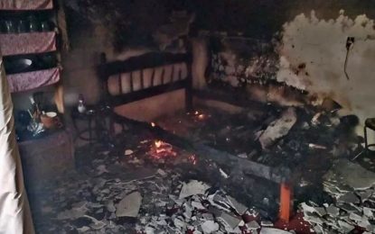 Incêndio destrói parte de casa em Guaranésia