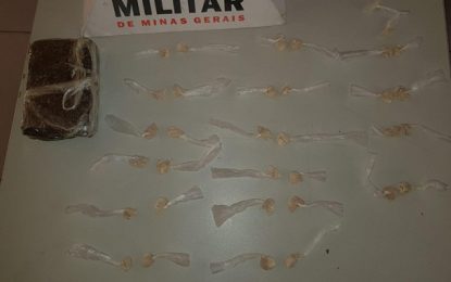Polícia Militar apreende drogas em Ewbanck da Câmara