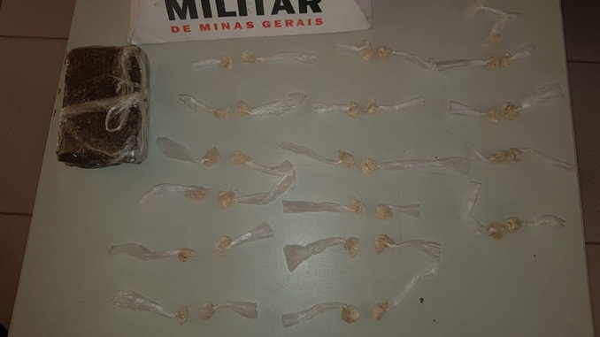 Polícia Militar apreende drogas em Ewbanck da Câmara