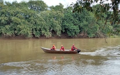 Bombeiros localizam corpo de homem que desapareceu no rio Doce, em Marliéria