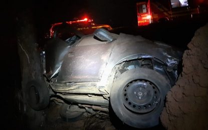 Acidente no Km 638 da BR 040, próximo ao posto trevão, mobiliza bombeiros de Conselheiro Lafaiete