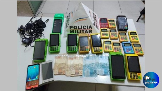 Estelionatário é preso em hotel com máquinas de cartões e dinheiro de vítimas