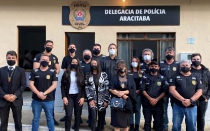 Prefeitura realiza entrega simbólica de novo espaço para delegacia em Aracitaba