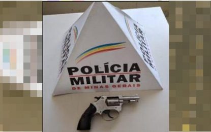 Polícia Militar faz Apreensão de Arma de Fogo, em Correia de Almeida