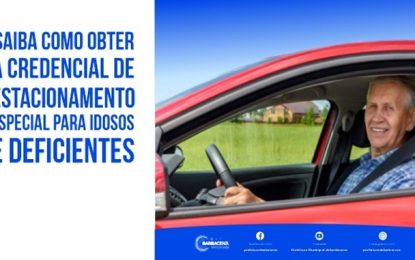 Saiba como obter a credencial de estacionamento especial para idosos e deficientes