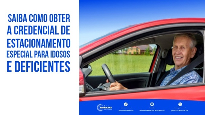 Saiba como obter a credencial de estacionamento especial para idosos e deficientes