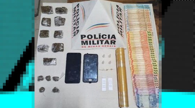 Menor é apreendido com drogas em Barbacena