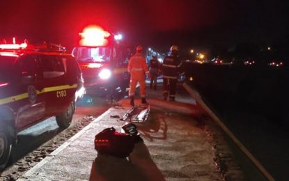 Motociclista cai dentro de córrego e fica gravemente ferido em Montes Claros