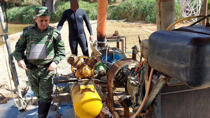 Polícia Militar de Meio Ambiente prende autores de garimpo ilegal em Presidente Bernardes
