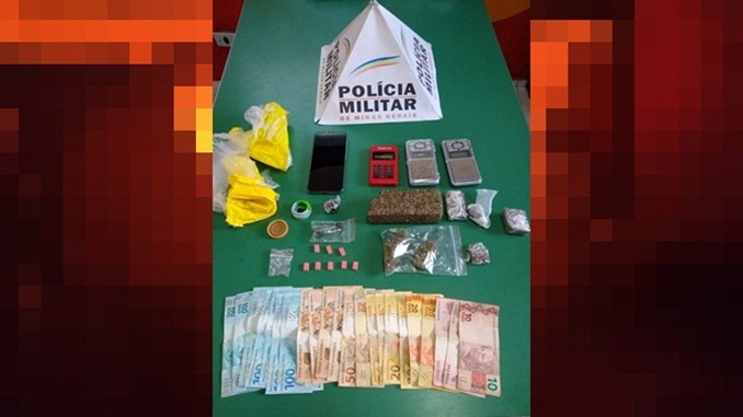 Homem é preso por tráfico de drogas, em São Tiago