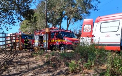 Capotamento na MG-265 deixa ferido