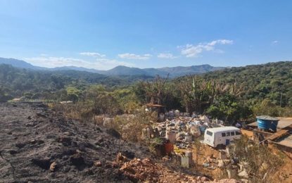 Bombeiros atuam em vários incêndios na cidade de Congonhas