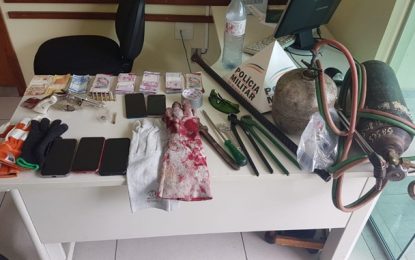 Tentativa de furto em caixa eletrônico que funciona dentro de hospital, em Barbacena