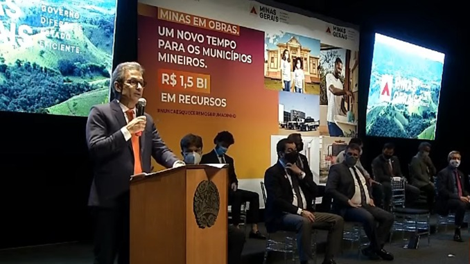 Zema detalha recursos de R$ 1,5 bilhão destinados aos municípios mineiros