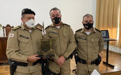 31º Batalhão recebe a visita do Chefe do Estado-Maior da Polícia Militar de Minas Gerais