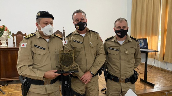 31º Batalhão recebe a visita do Chefe do Estado-Maior da Polícia Militar de Minas Gerais