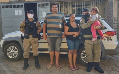 Criança engasgada é salva por Policiais Militares em Aracitaba