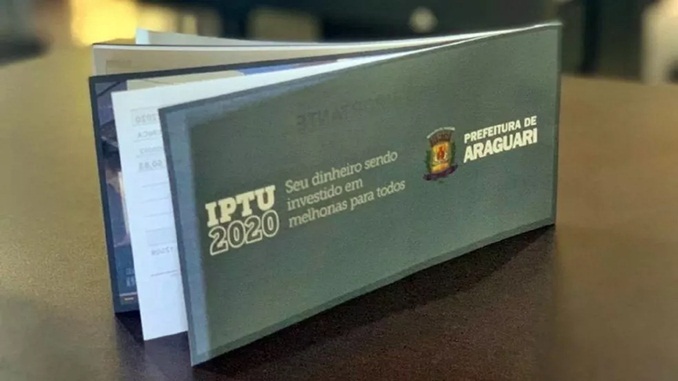 Prefeitura de Araguari prorroga pagamento do IPTU 2021
