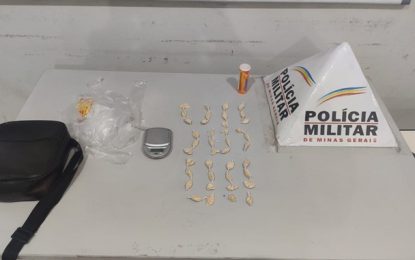 Menor é apreendido por tráfico de drogas, em Santos Dumont