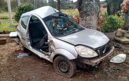 Acidente na BR-040 deixa um homem ferido