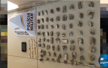 Menor é apreendido por tráfico de drogas em Barbacena